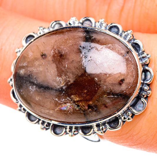 Chiastolite Rings handcrafted by Ana Silver Co - RING96280