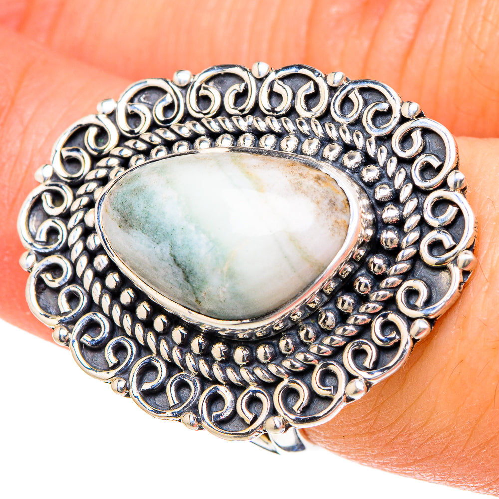 Ocean Jasper Rings handcrafted by Ana Silver Co - RING96288