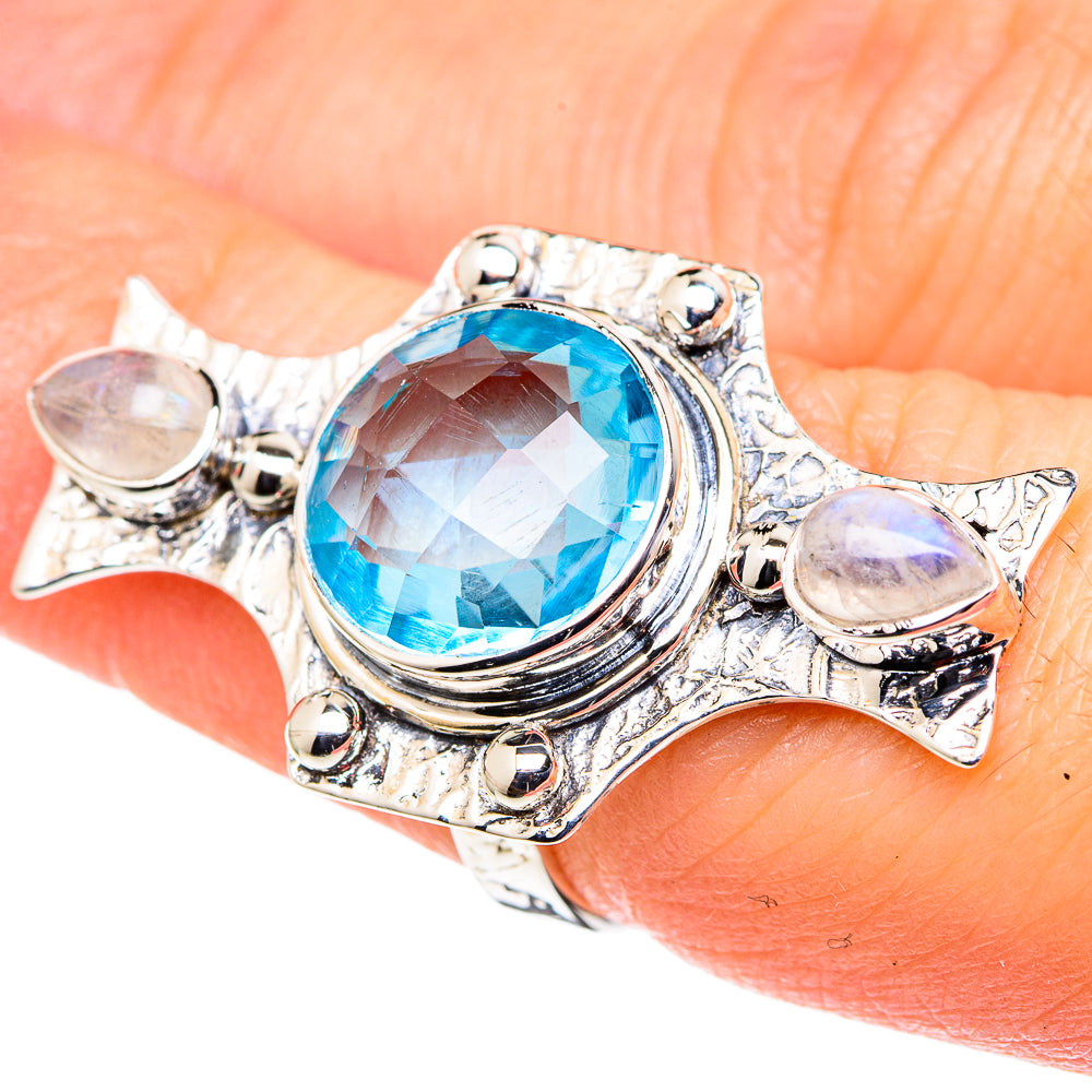 Aquamarine Rings handcrafted by Ana Silver Co - RING96303
