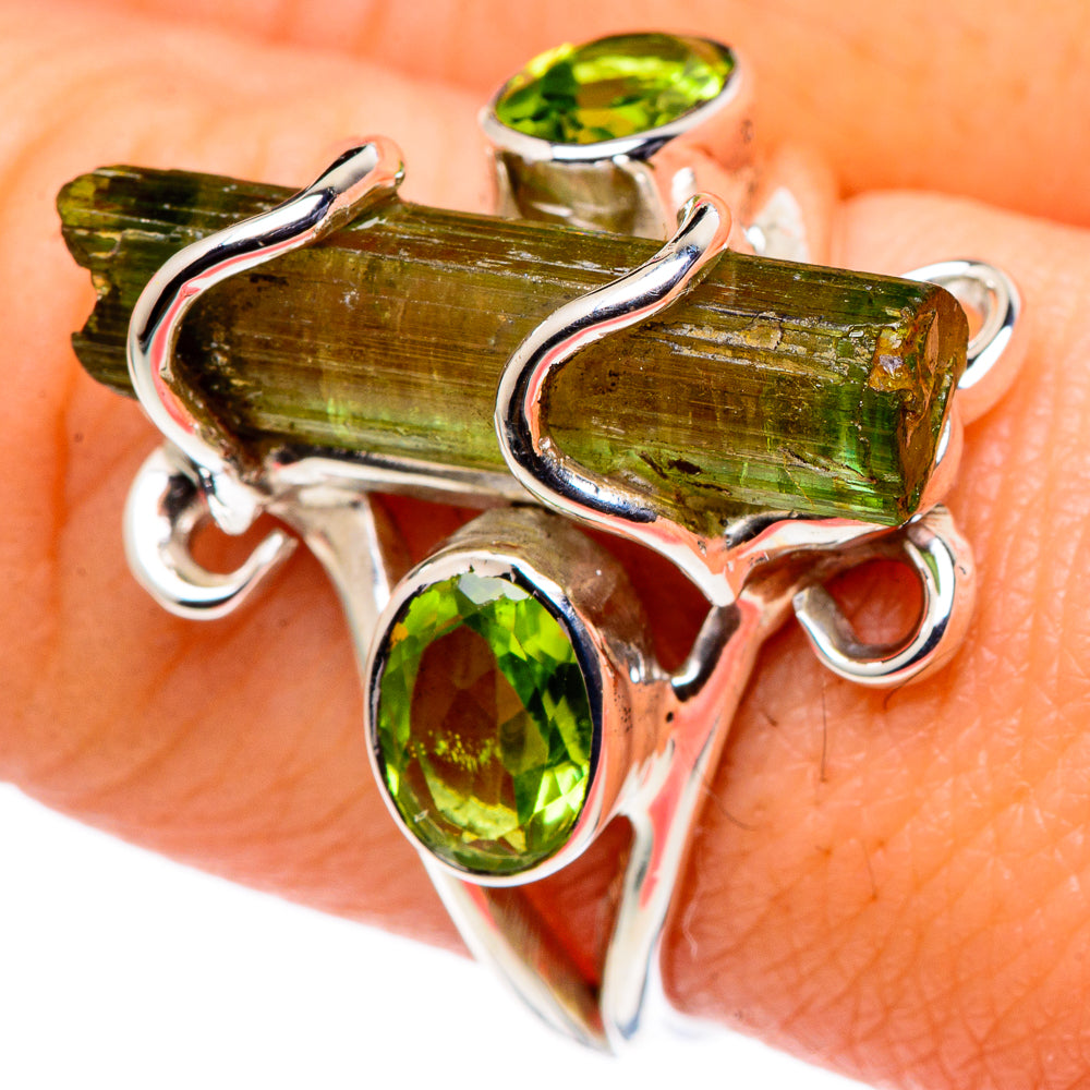 Citrine, London Blue Topaz Rings handcrafted by Ana Silver Co - RING96314