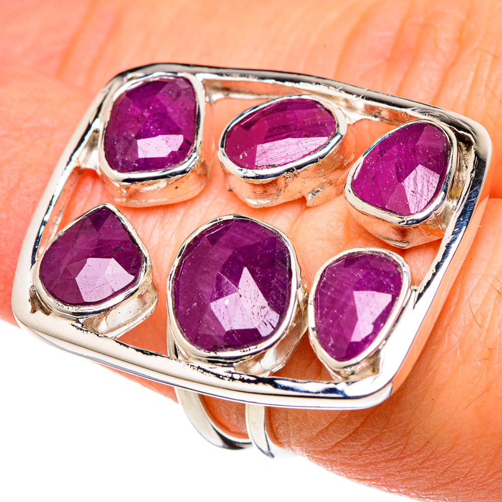 Green Tourmaline Rings handcrafted by Ana Silver Co - RING96317