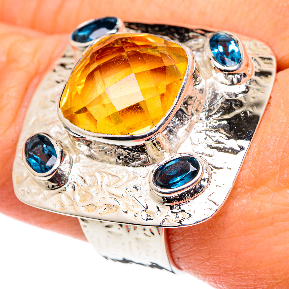 Labradorite Rings handcrafted by Ana Silver Co - RING96323