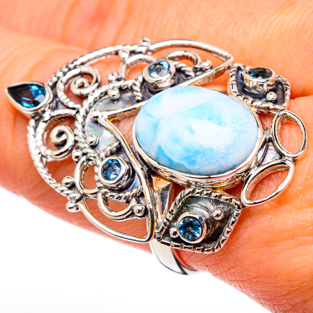 Labradorite Rings handcrafted by Ana Silver Co - RING96326