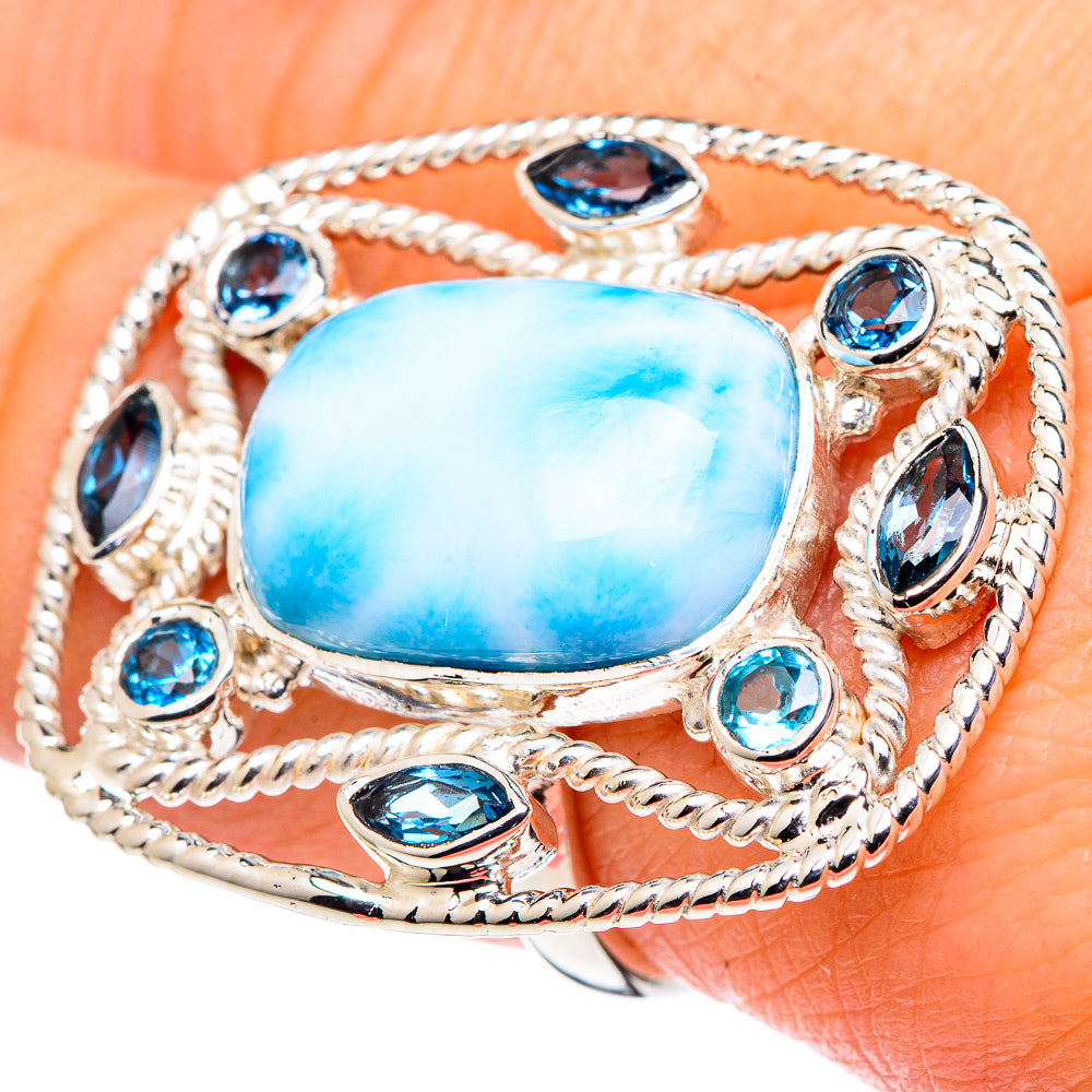 Labradorite Rings handcrafted by Ana Silver Co - RING96327