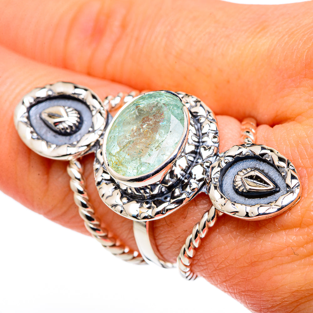Labradorite Rings handcrafted by Ana Silver Co - RING96328