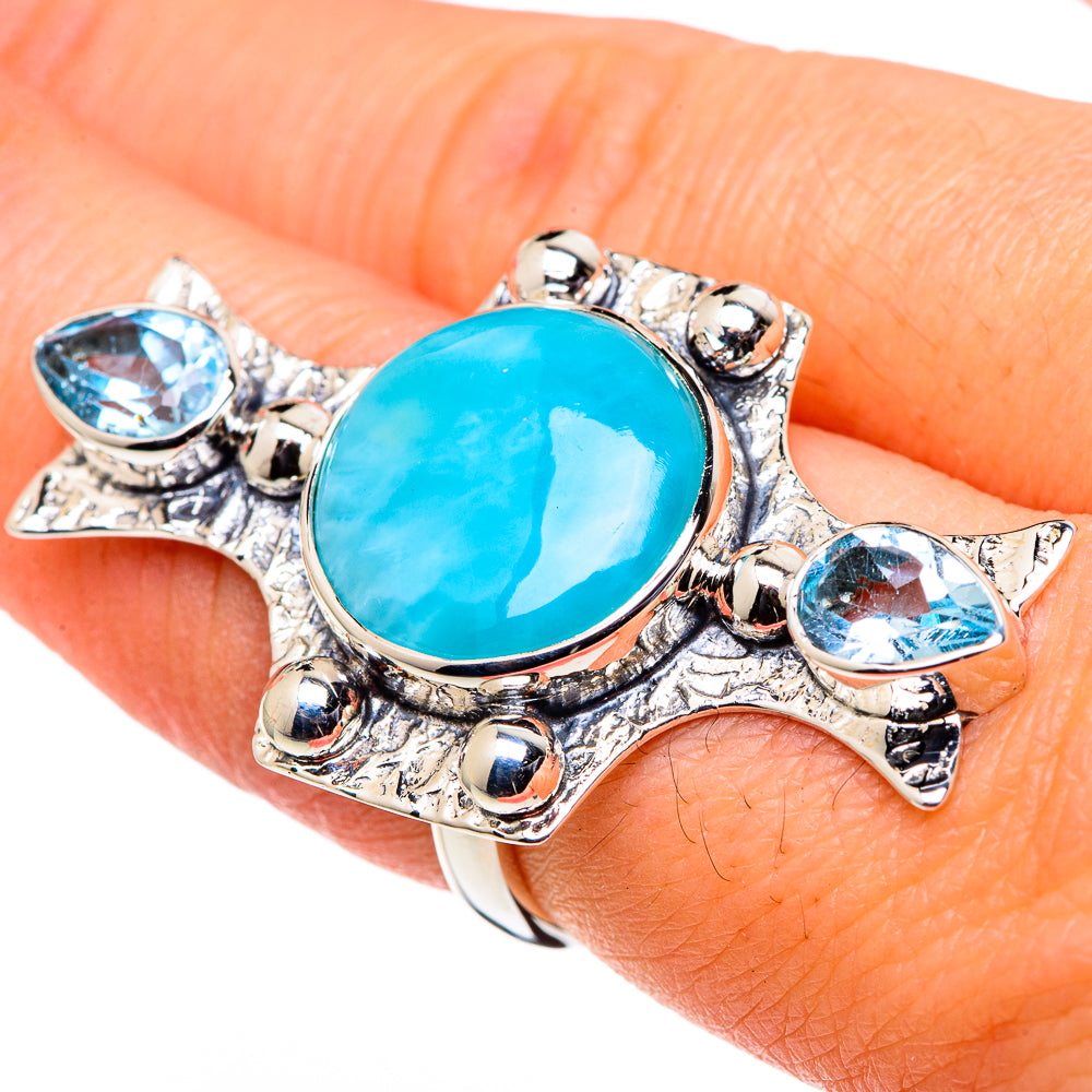 Labradorite Rings handcrafted by Ana Silver Co - RING96330