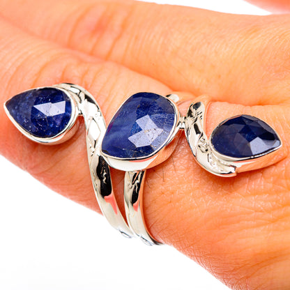 Labradorite, Amethyst Rings handcrafted by Ana Silver Co - RING96333