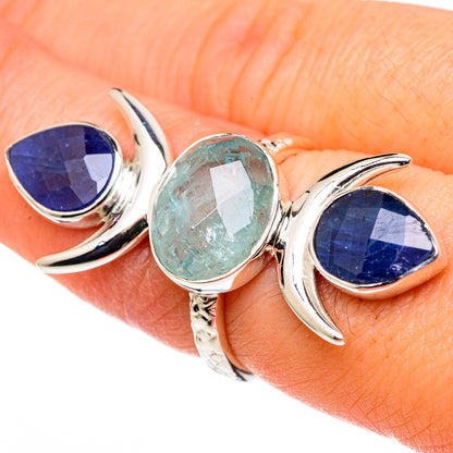 Labradorite, Peridot Rings handcrafted by Ana Silver Co - RING96338