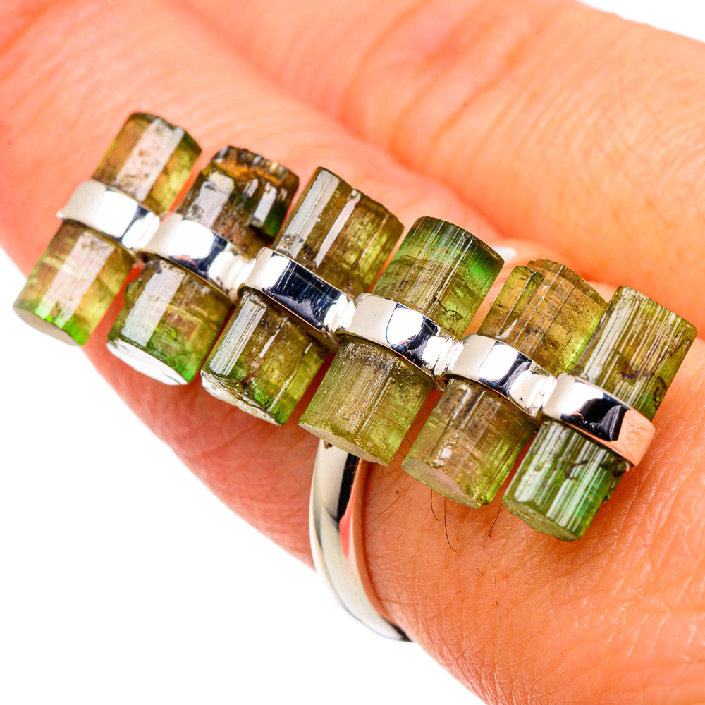 Labradorite, Peridot Rings handcrafted by Ana Silver Co - RING96339
