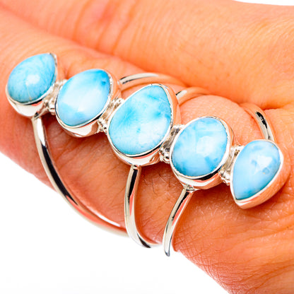 Larimar Rings handcrafted by Ana Silver Co - RING96350