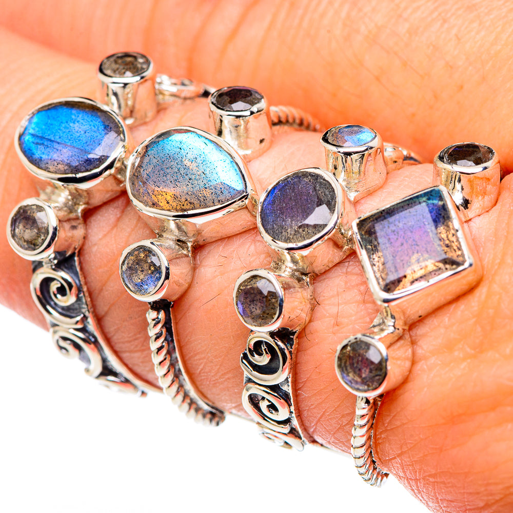 Larimar Rings handcrafted by Ana Silver Co - RING96351