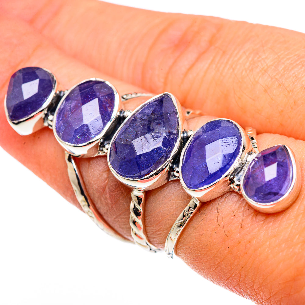 Rainbow Moonstone Rings handcrafted by Ana Silver Co - RING96371