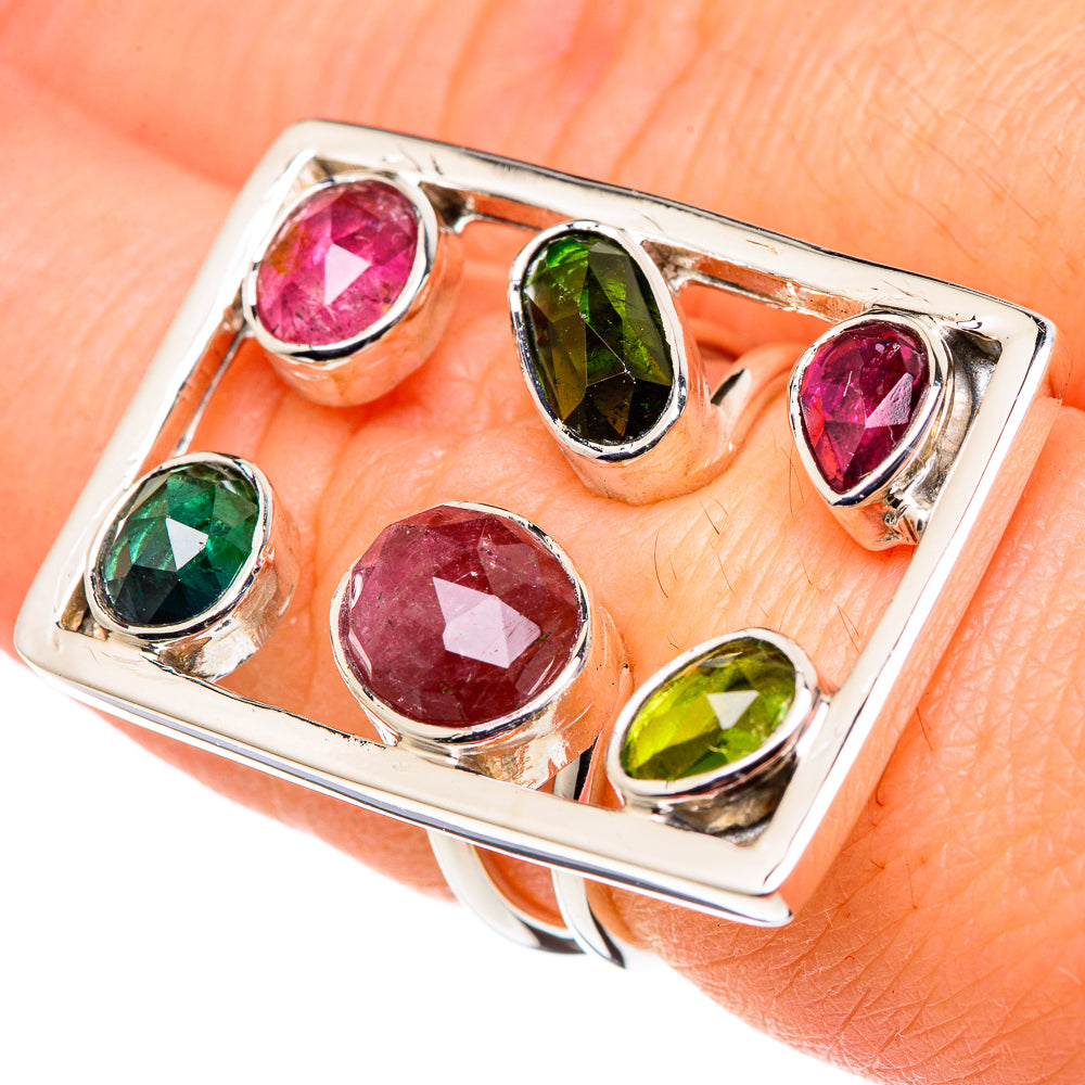 Rainbow Moonstone Rings handcrafted by Ana Silver Co - RING96382