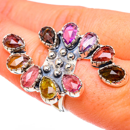 Rainbow Moonstone Rings handcrafted by Ana Silver Co - RING96383