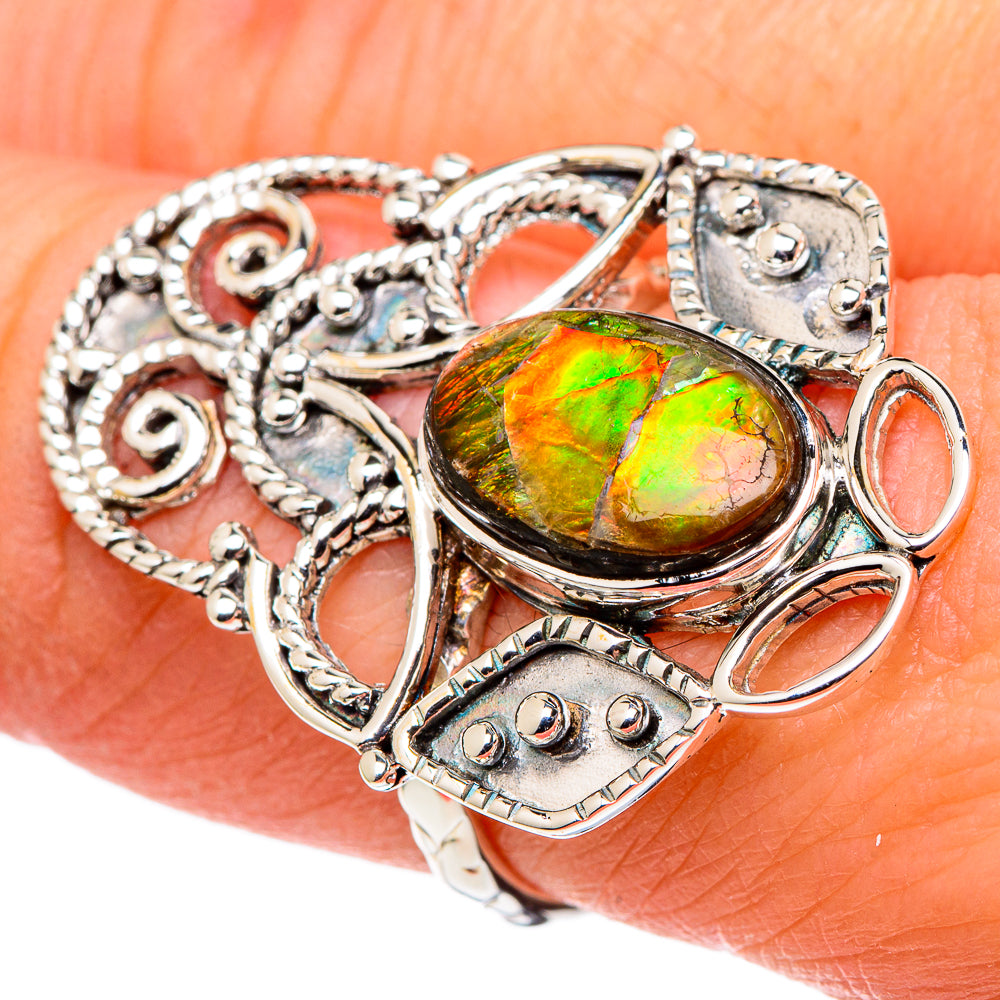 Watermelon Tourmaline Rings handcrafted by Ana Silver Co - RING96420