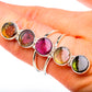 Watermelon Tourmaline Rings handcrafted by Ana Silver Co - RING96423