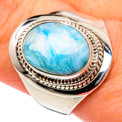 Larimar Rings handcrafted by Ana Silver Co - RING96424