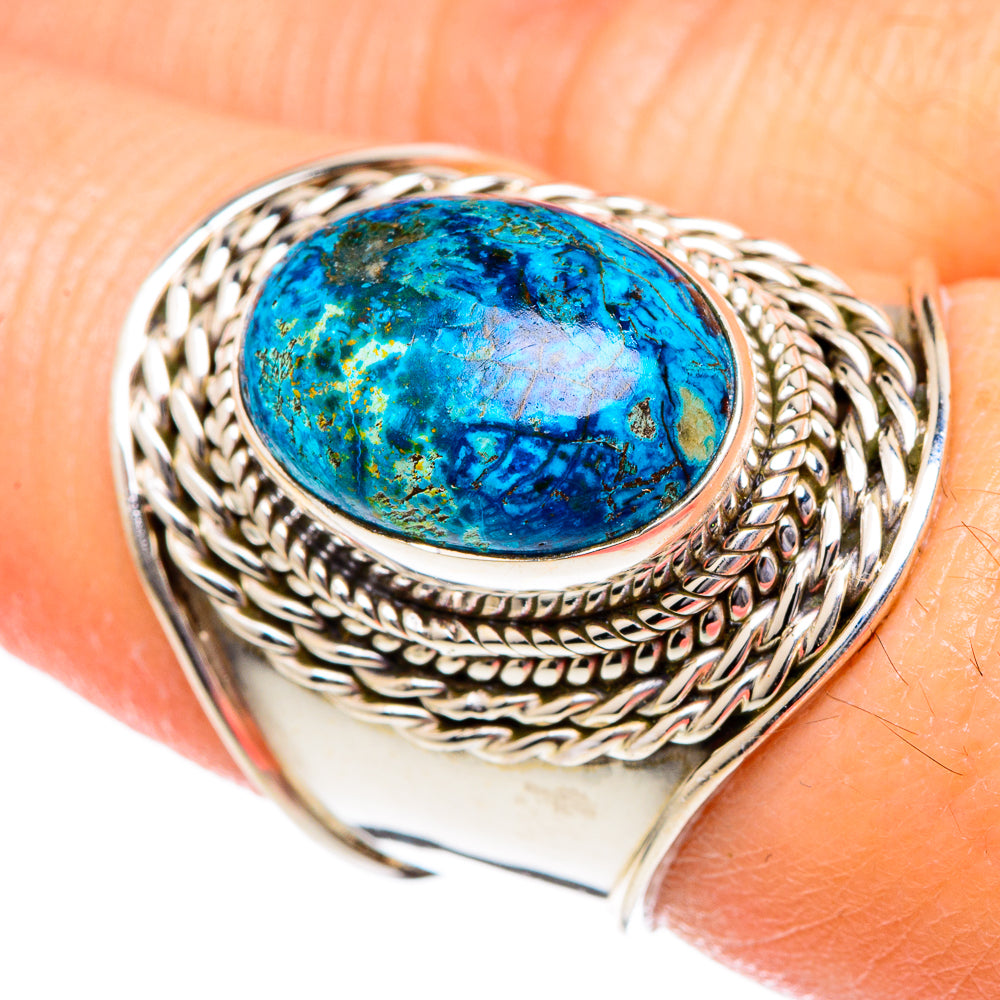 Shattuckite Rings handcrafted by Ana Silver Co - RING96427