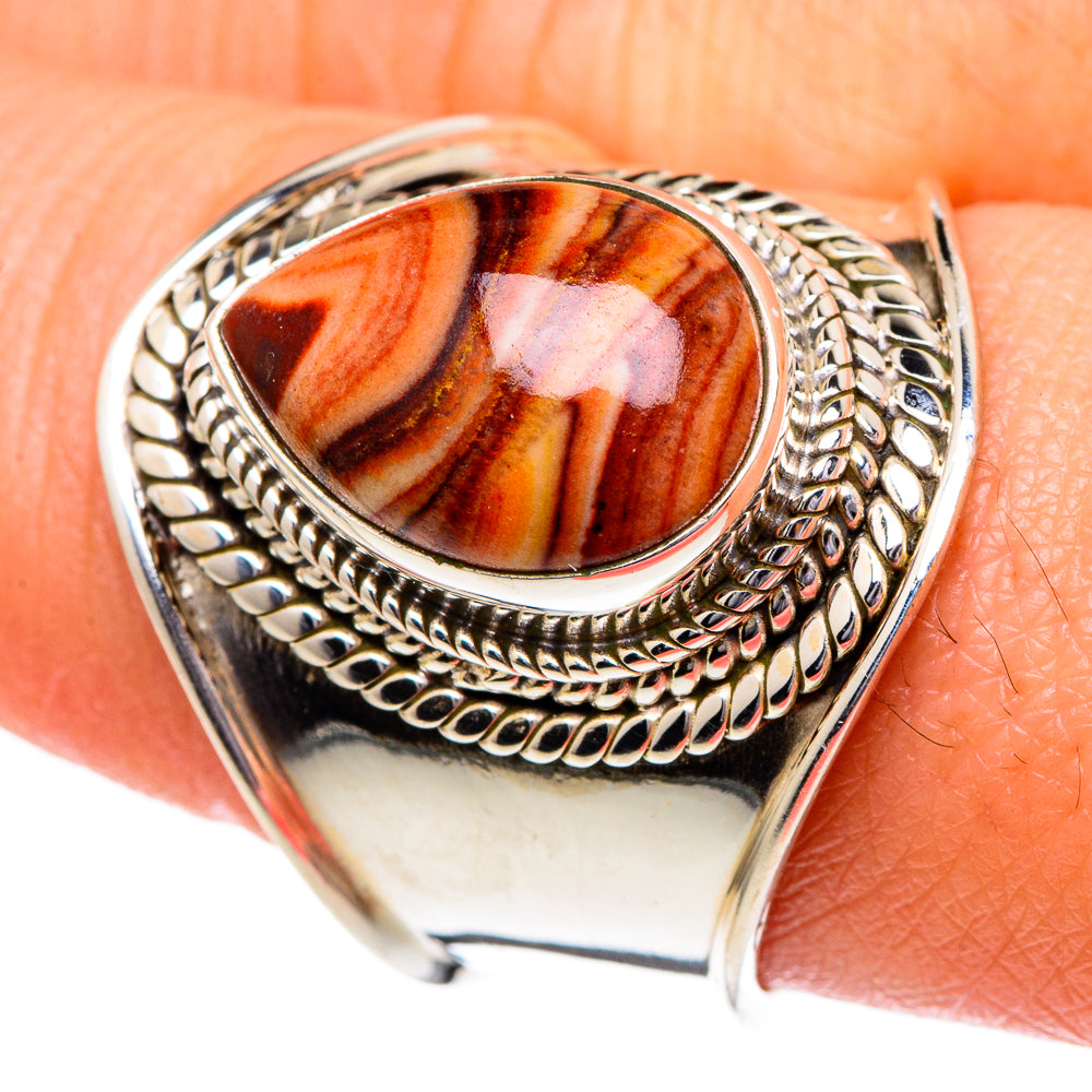 Mookaite Rings handcrafted by Ana Silver Co - RING96430