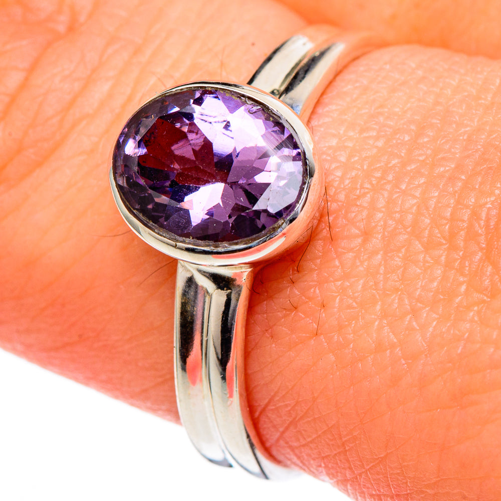 Purple Spinel Rings handcrafted by Ana Silver Co - RING96440