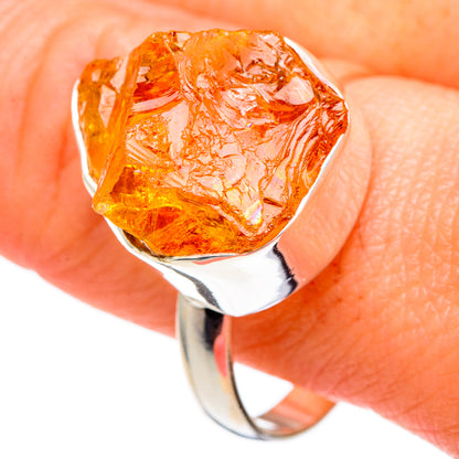 Citrine Rings handcrafted by Ana Silver Co - RING96455