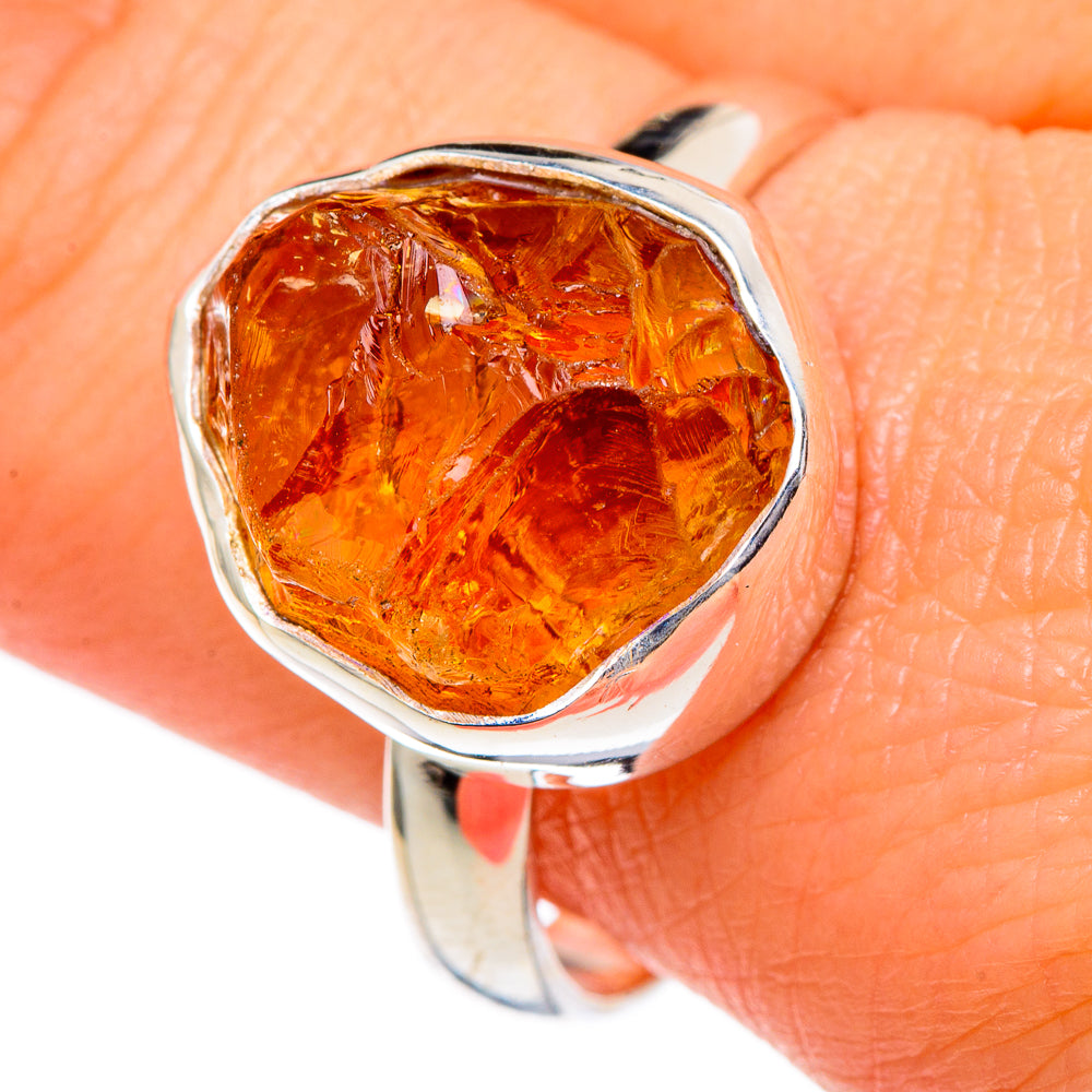 Citrine Rings handcrafted by Ana Silver Co - RING96456