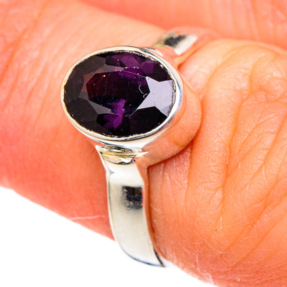 Purple Spinel Rings handcrafted by Ana Silver Co - RING96459