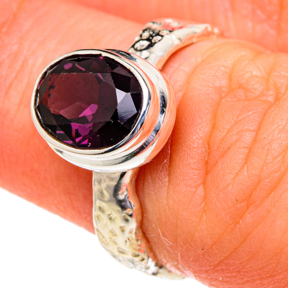 Purple Spinel Rings handcrafted by Ana Silver Co - RING96460
