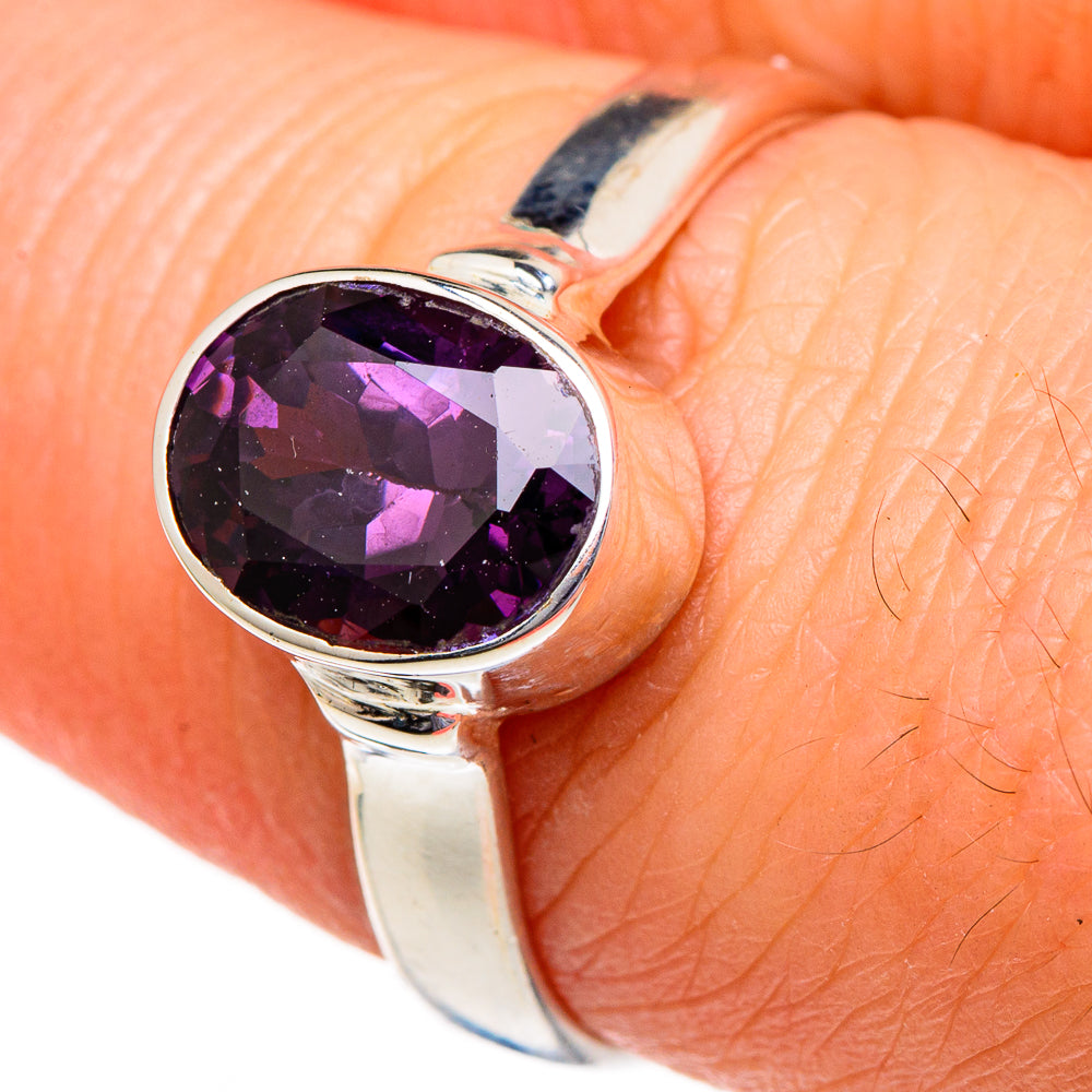 Purple Spinel Rings handcrafted by Ana Silver Co - RING96461