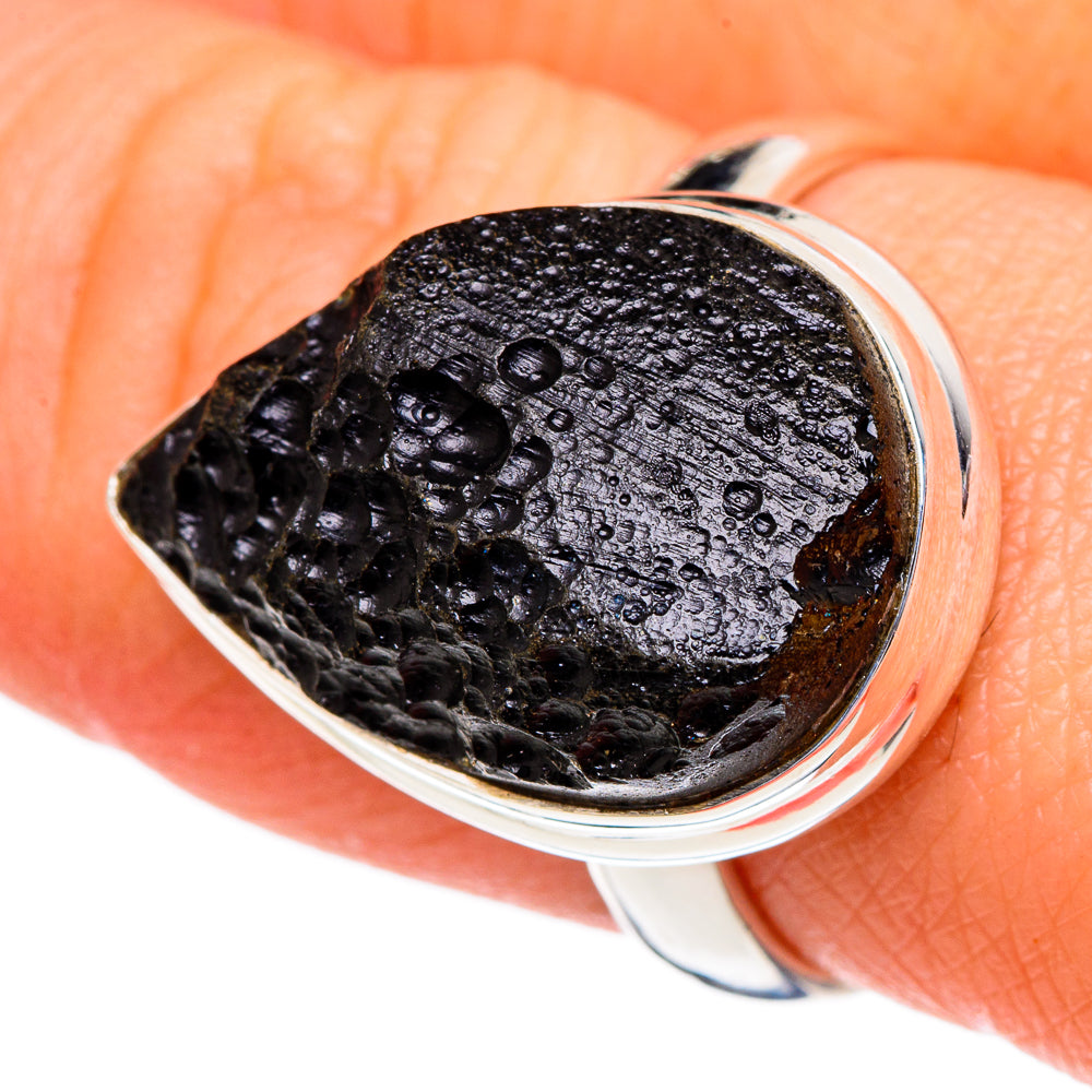 Tektite Rings handcrafted by Ana Silver Co - RING96466