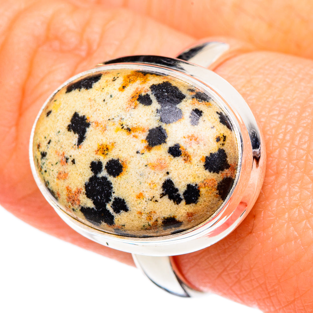 Dalmatian Jasper Rings handcrafted by Ana Silver Co - RING96472