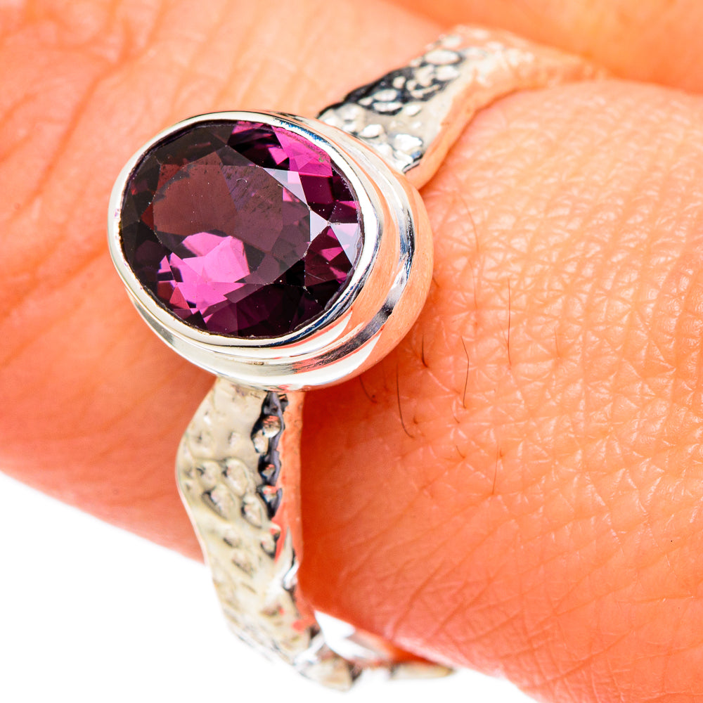 Pink Quartz Rings handcrafted by Ana Silver Co - RING96477