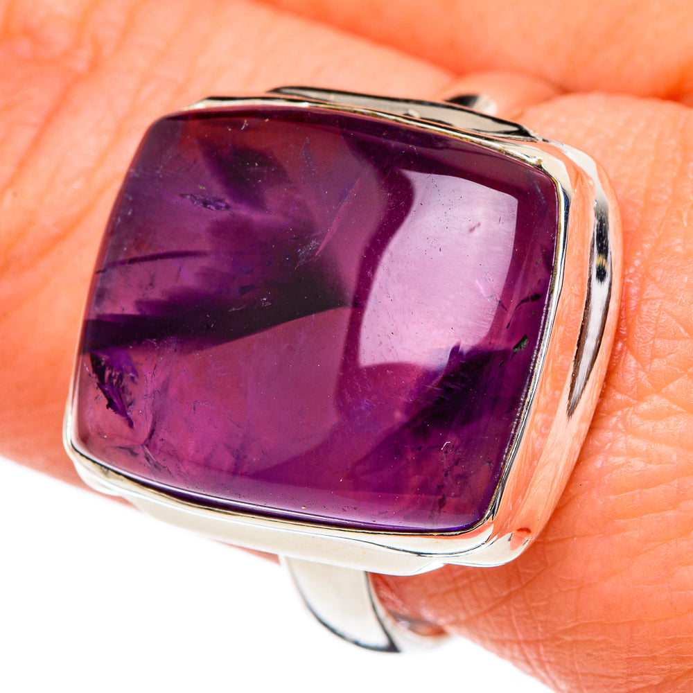 Star Amethyst Rings handcrafted by Ana Silver Co - RING96479