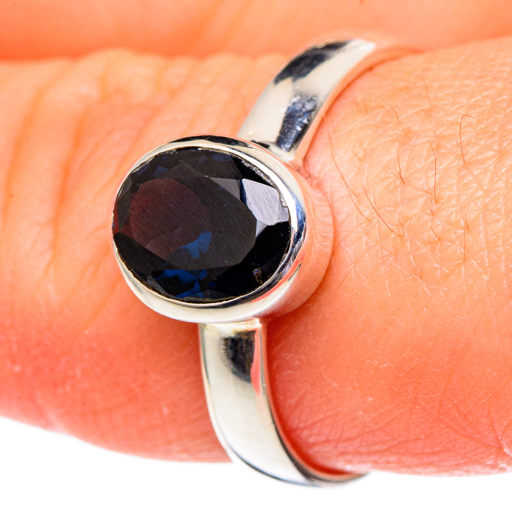 Blue Spinel Rings handcrafted by Ana Silver Co - RING96486