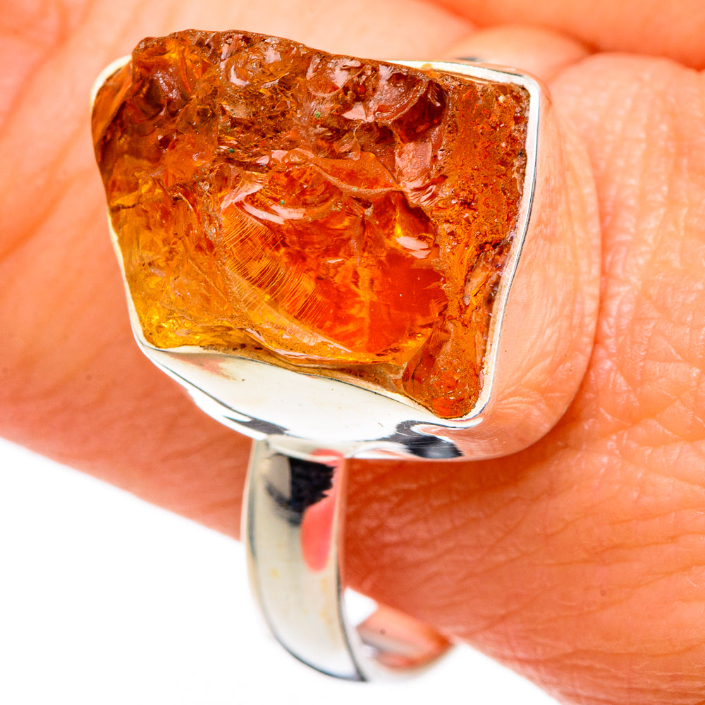 Citrine Rings handcrafted by Ana Silver Co - RING96493