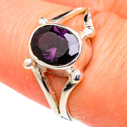 Purple Spinel Rings handcrafted by Ana Silver Co - RING96495