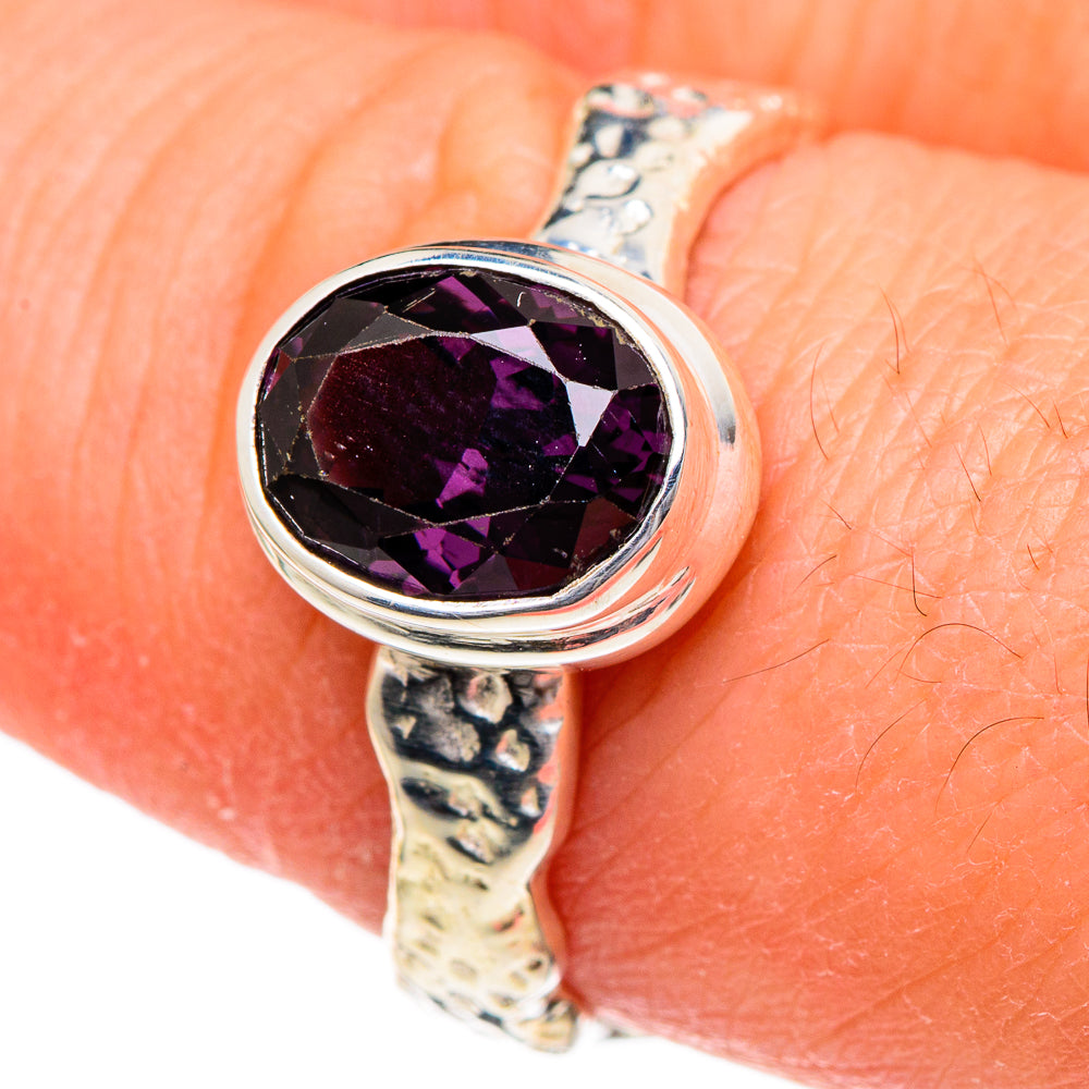 Purple Spinel Rings handcrafted by Ana Silver Co - RING96496