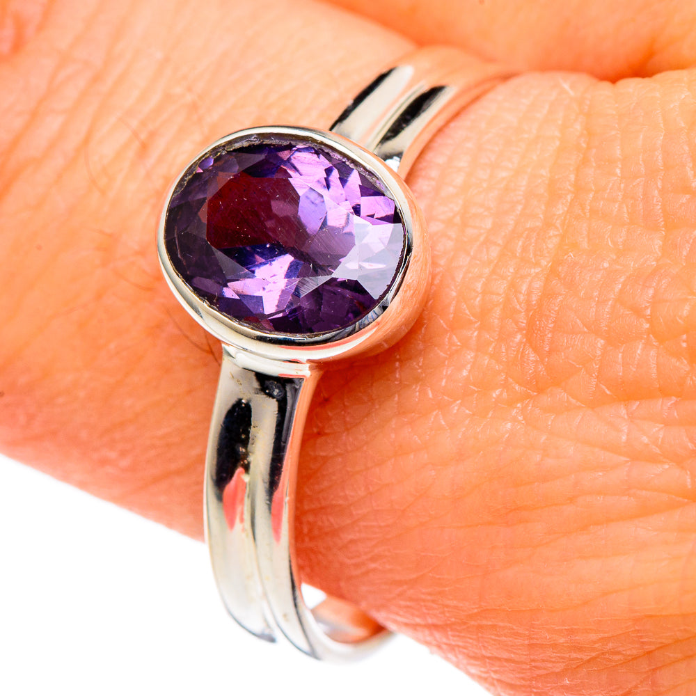 Purple Spinel Rings handcrafted by Ana Silver Co - RING96499