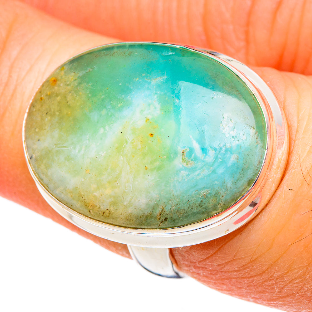 Peruvian Opal Rings handcrafted by Ana Silver Co - RING96504