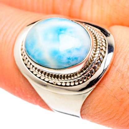 Larimar Rings handcrafted by Ana Silver Co - RING96505