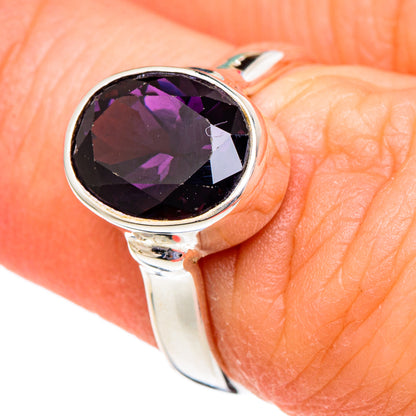 Purple Spinel Rings handcrafted by Ana Silver Co - RING96510