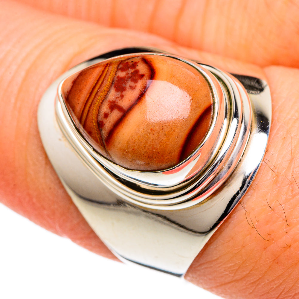 Mookaite Rings handcrafted by Ana Silver Co - RING96525