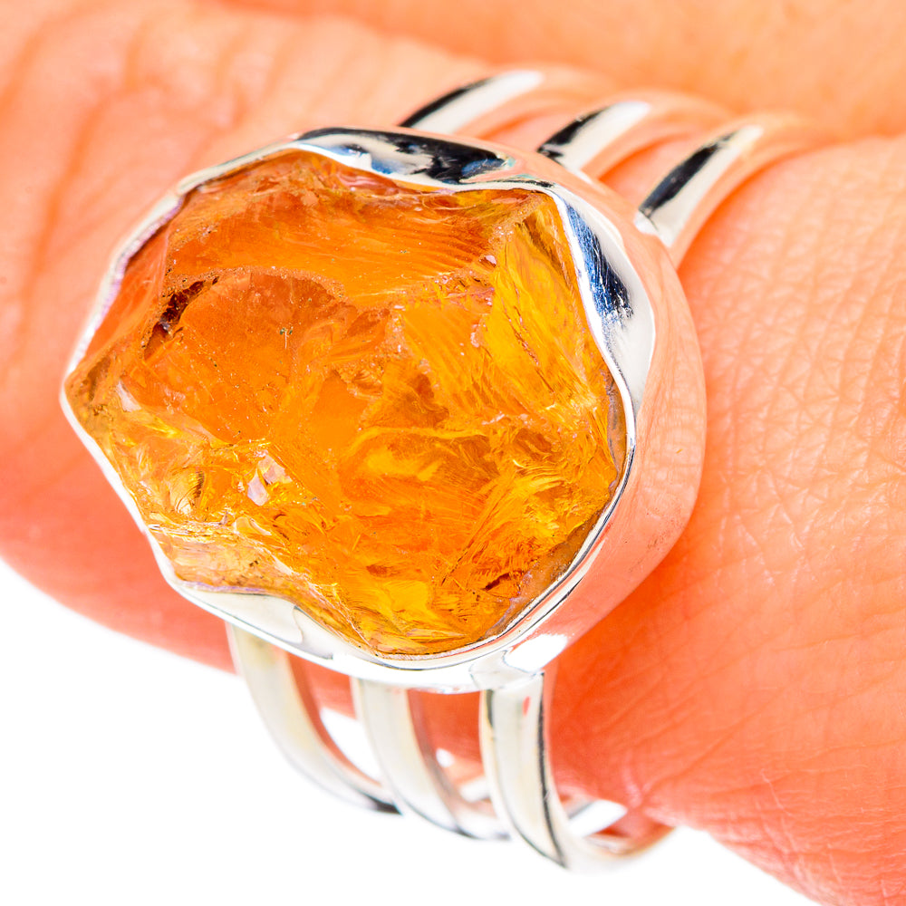 Citrine Rings handcrafted by Ana Silver Co - RING96526
