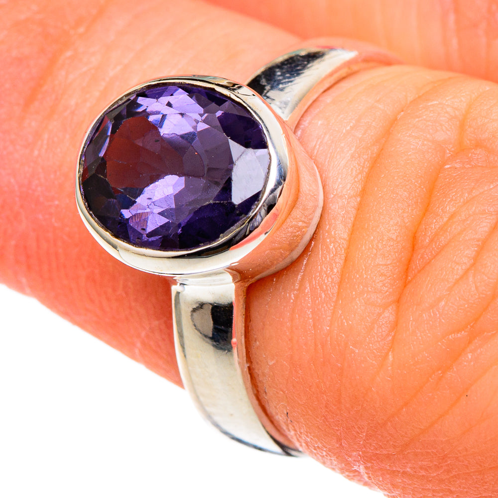 Purple Spinel Rings handcrafted by Ana Silver Co - RING96532