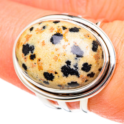 Dalmatian Jasper Rings handcrafted by Ana Silver Co - RING96540