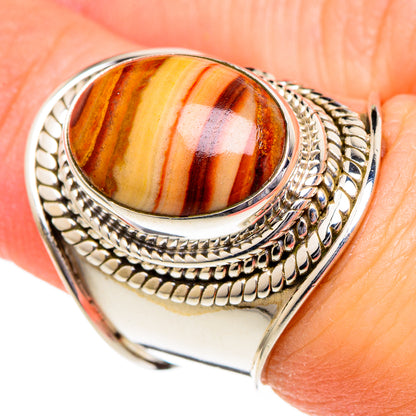 Mookaite Rings handcrafted by Ana Silver Co - RING96541