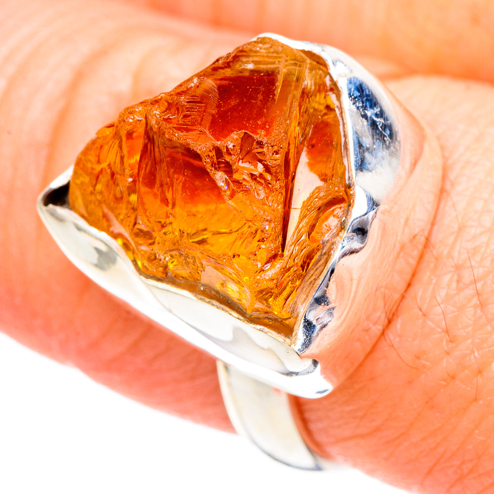 Citrine Rings handcrafted by Ana Silver Co - RING96542