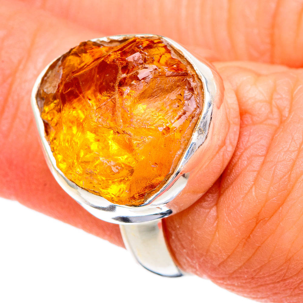 Citrine Rings handcrafted by Ana Silver Co - RING96543
