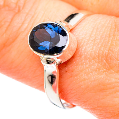 Blue Spinel Rings handcrafted by Ana Silver Co - RING96549