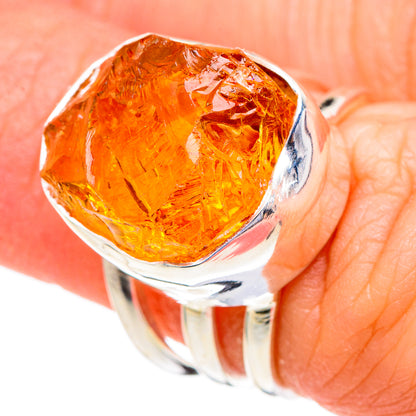 Citrine Rings handcrafted by Ana Silver Co - RING96555